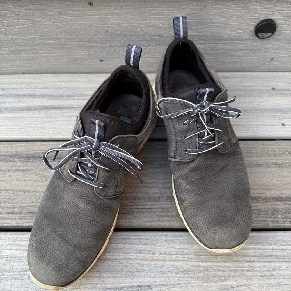 Johnston & Murphy XC4 Casual Navy Waterproof Oxfords with Tan Size 10.5M N
